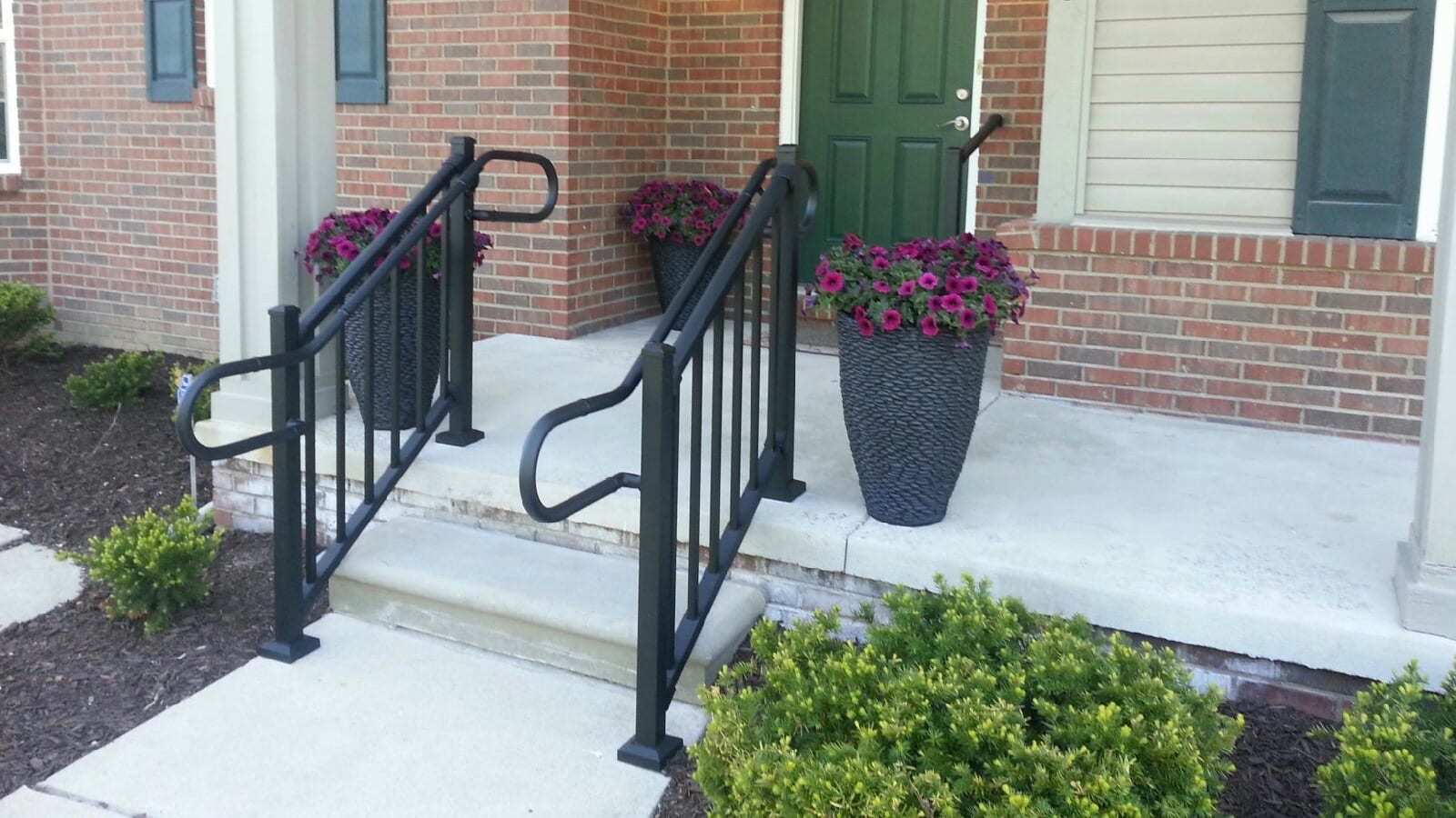 AHD Railing on front porch steps 2