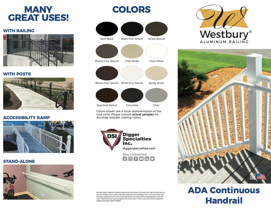 Brochure and Installation Aluminum Handrail Direct
