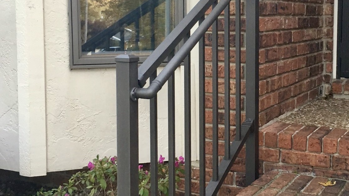 Aluminum Handrail Direct aluminum railing at Lynn Rowe House