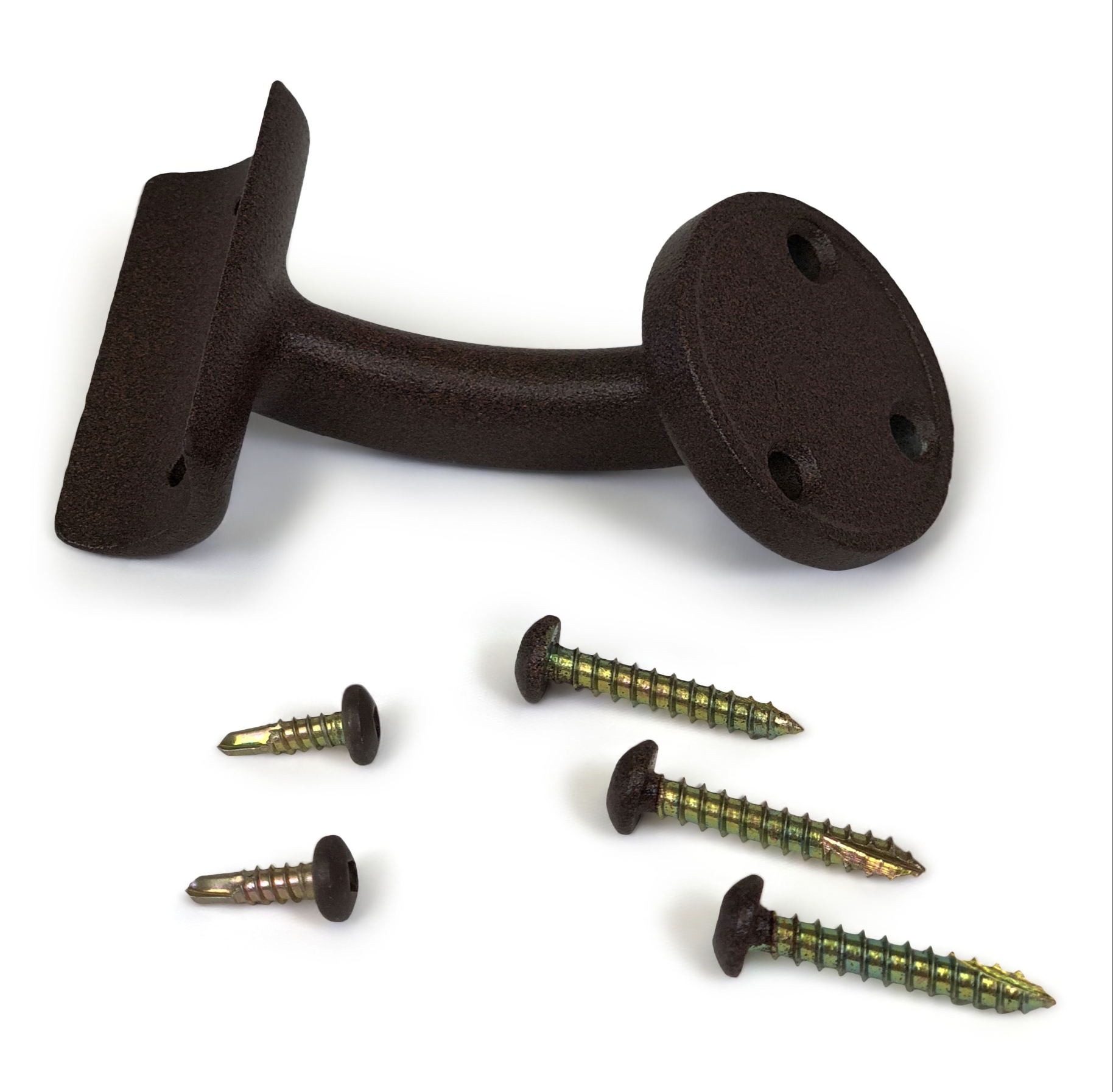 Aluminum Handrail Direct Kit, screws and handle