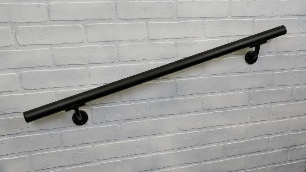 AHD Black Handrail on brick wall